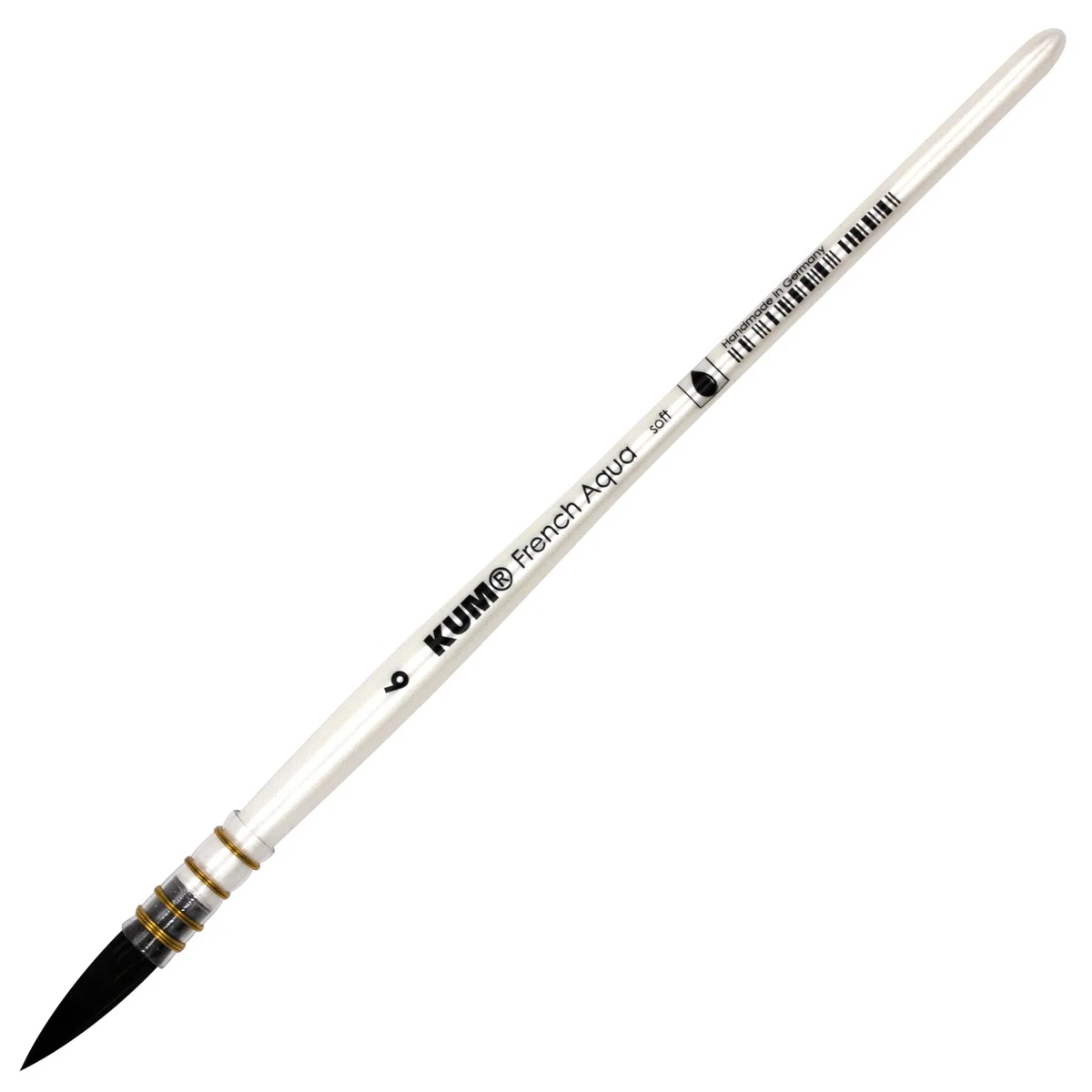 KUM AZ5144119 - Pinsel French Aqua #6, mit Synthetikfaser, 1 Aquarellpinsel