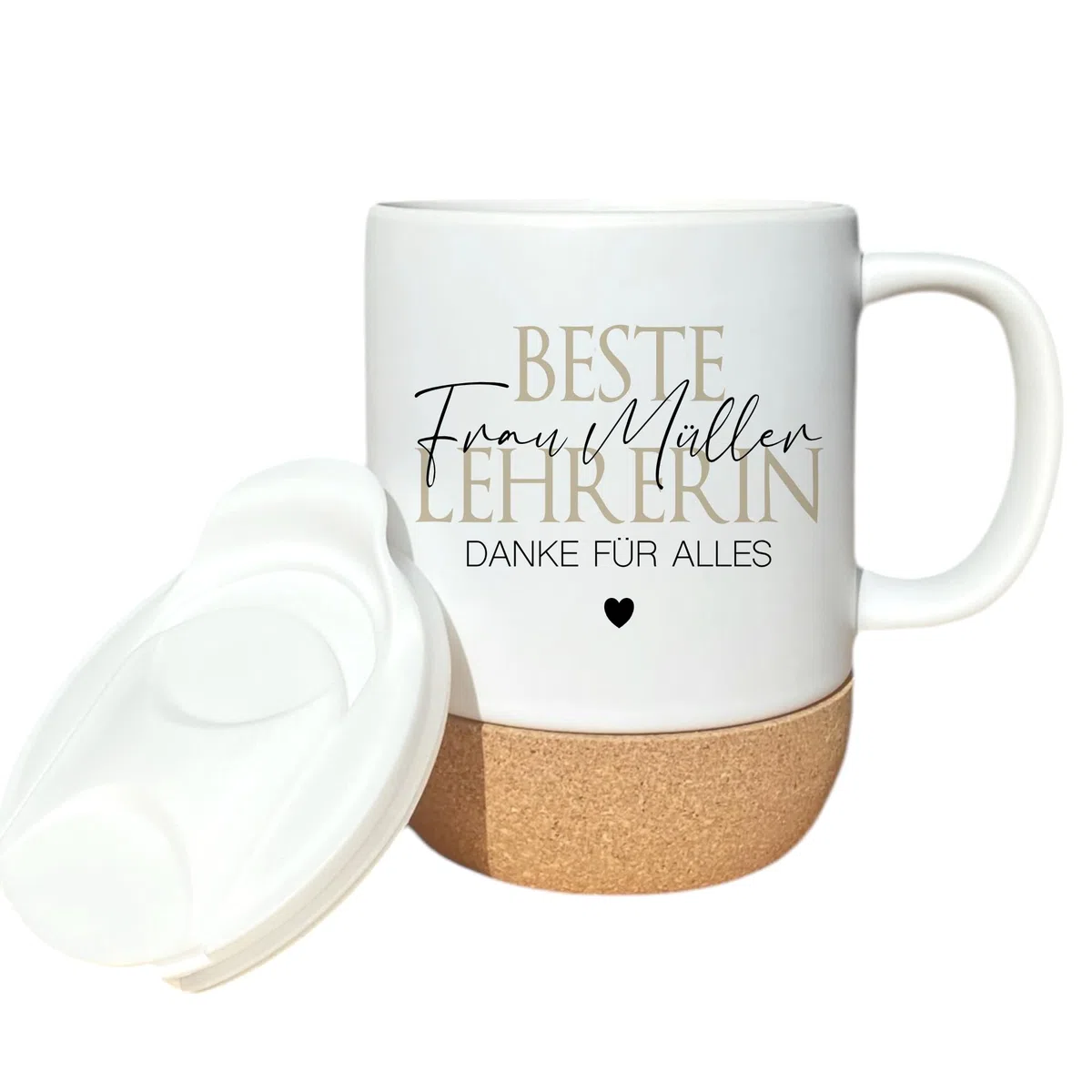 Manufaktur Liebevoll I Beste Lehrerin Tasse personalisiert, Lieblingslehrerin mit Namen, Namenstasse Lehrerin Geschenk Abschied Schule, Abschiedsgeschenk Dankeschön Tasse (Lehrerin)