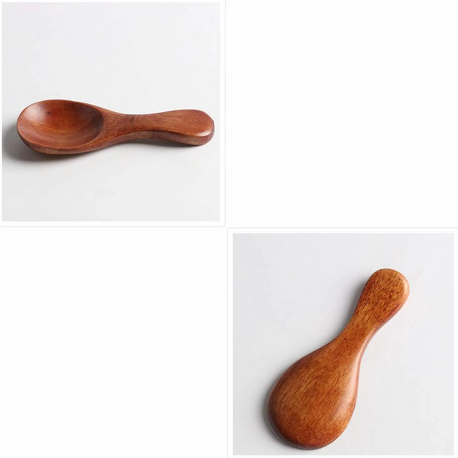 6 Stücke Mini Holzlöffel mit kurzem Griff Kleiner Salzlöffel aus Holz, Klein Badesalz Löffel für kleine Marmeladengläser, Gewürze, Gewürze, Gewürze, Zucker, Honig, Kaffee, Tee, Süßigkeiten