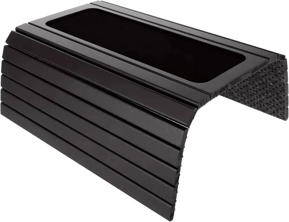 Sofa-Armlehnentablett Sofatablett Armlehne – Flexible Couchablage Sofabutler Couchtablett 43x34cm Sofa Ablage Holztablett aus Kiefernholz Sofa Tablett Butler Auflage für Getränke, Handy & Laptop