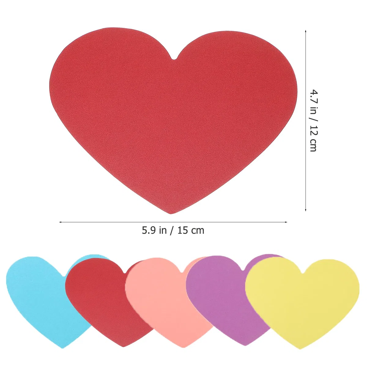 40 Stück Rote Herzen Papier, Papierherzen Groß, Papierausschnitte in Herzform, Rote Herz Papier Deko für Hochzeit Geburtstag Valentinstag, Pinnwand, Wand, Klassenzimmer, Schule, Bastelprojekte (Rot)