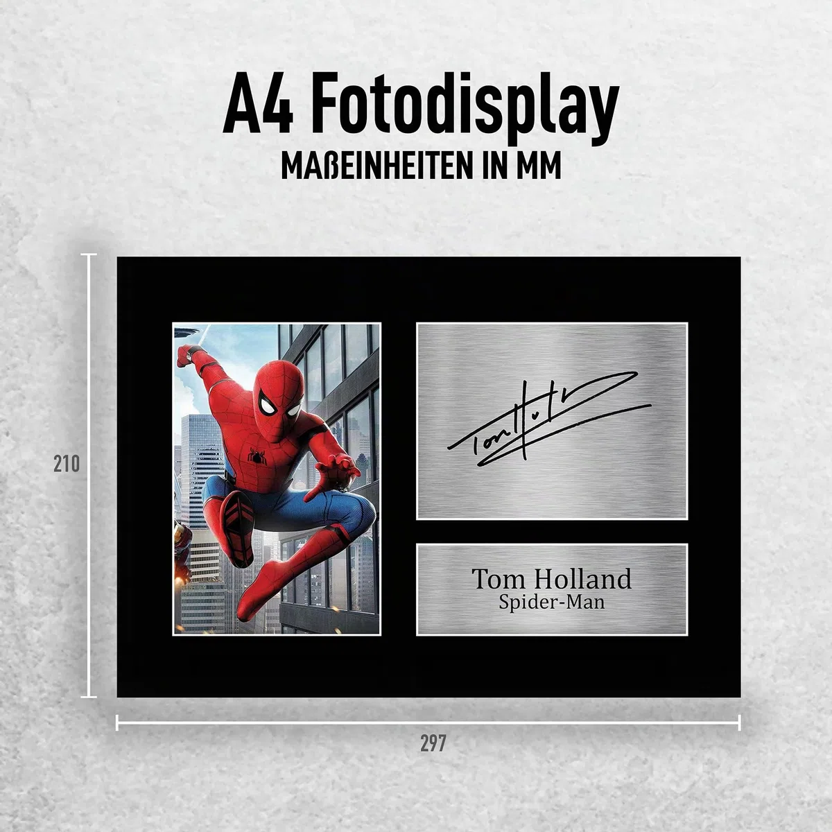 HWC Trading Tom Holland A4 Ungerahmt Signiert Gedruckt Autogramme Bild Druck-Fotoanzeige Geschenk Für Spiderman Filmfans