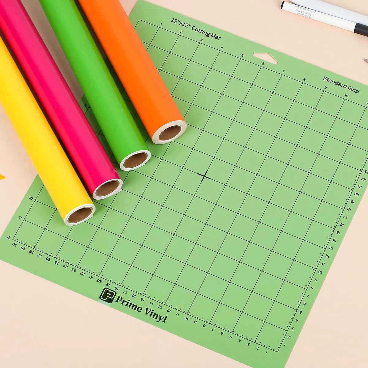 Prime Vinyl Schneidematte- 6 Stück Cricut Schneidematte für Silhouette, Cricut Explore Air 2/Air/One Maker, 12x12 inch Schneidematten-Set, Zubehör für Cricut