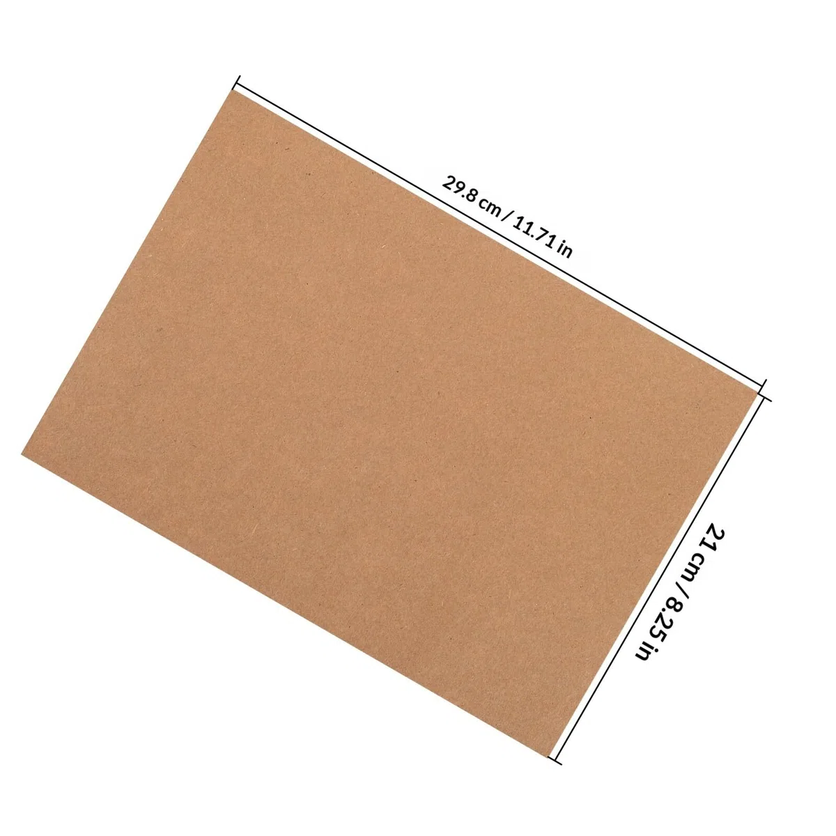 Angoily Kartonbögen mit Zuverlässigen und Schützenden Trennwänden Khaki aus Papier 50 Stück zum Basteln und Zeichnen für Büroorganisation und Kreative Projekte