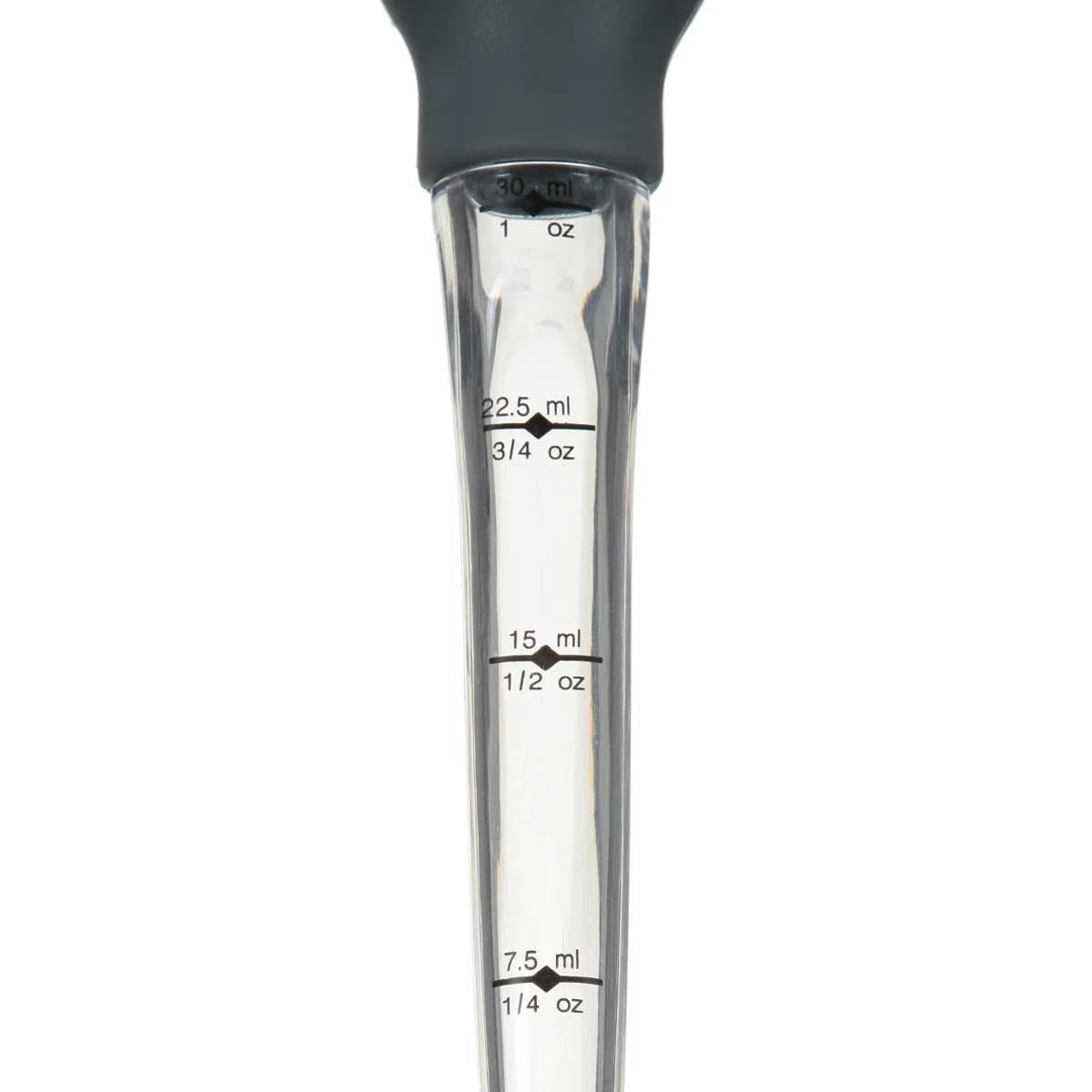 VITA PERFETTA Bratenspritze für Saft und Sauce mit Flaschenbürste – Marinaden-Injektor für Fleisch, Geflügel und Braten – Küchenspritze mit Skala 30 ml – BBQ und Küchenzubehör