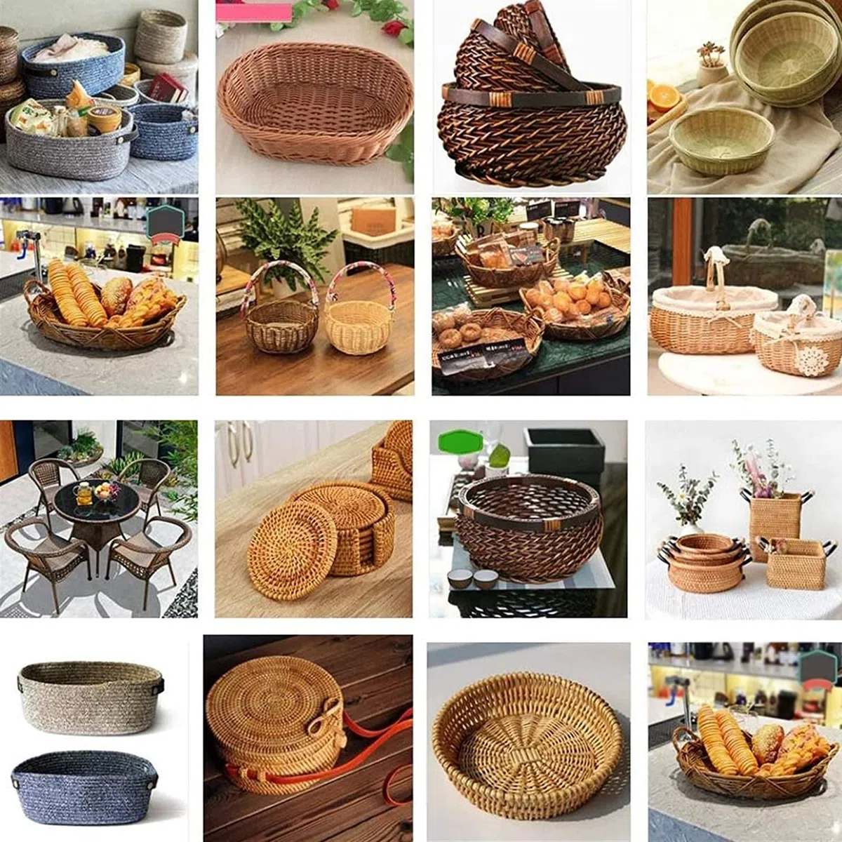 Rattan-Möbel-Befestigungsset Kunststoff-PE-Korb-Reparatur, 8 mm Breite, 1,2 mm Dicke, 500 g Rattan-Reparaturset, für Kunststoff-Rattan-Gartenmöbel