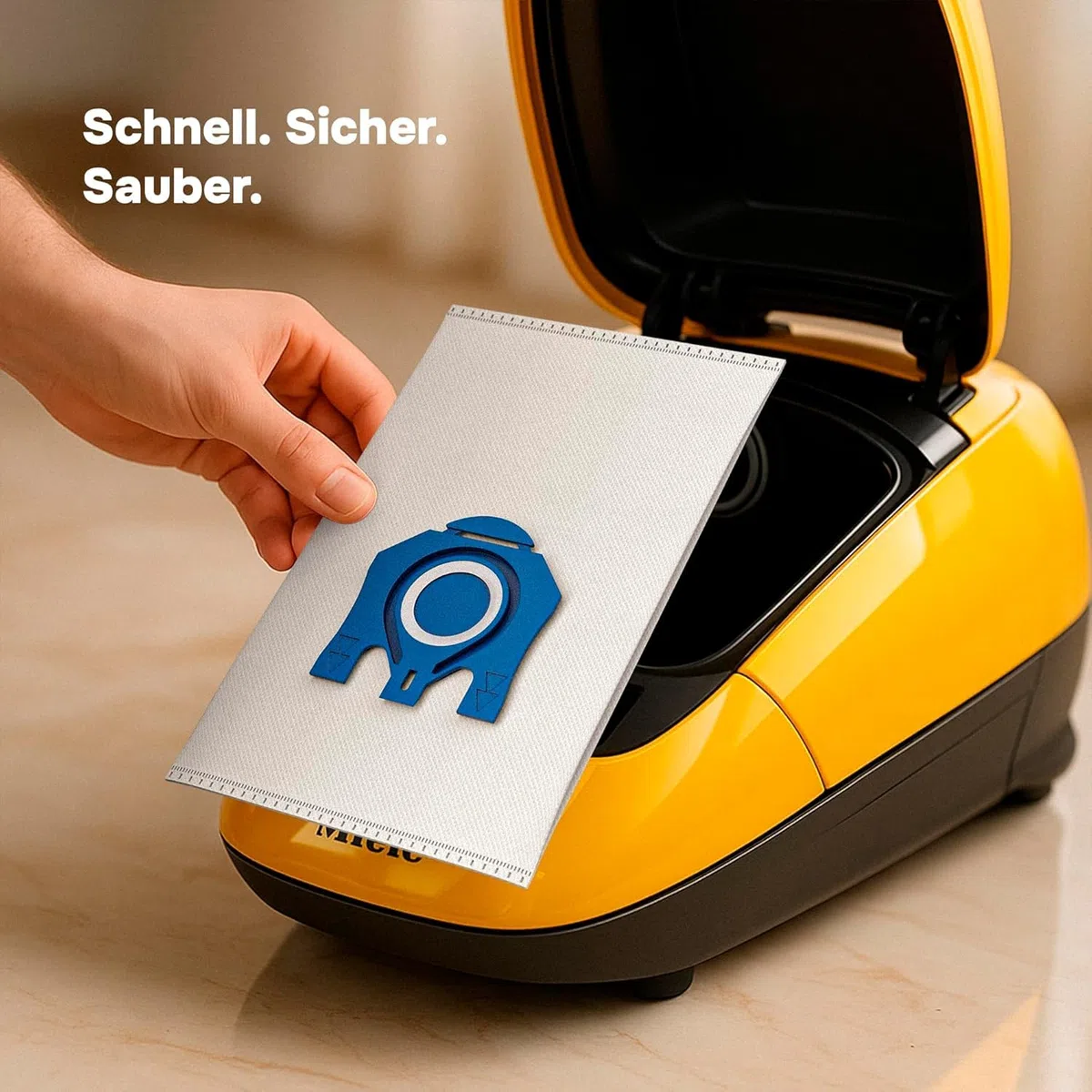 16x Staubsaugerbeutel für Miele Staubsauger kompatibel mit Miele GN Serie S8340 S2 S4 S5 S6 S8, Complete C2 C3 Classic C1 Ersatz für 9917730 12281680 inkl. 5 Motorfilter & 5 Abluftfilter