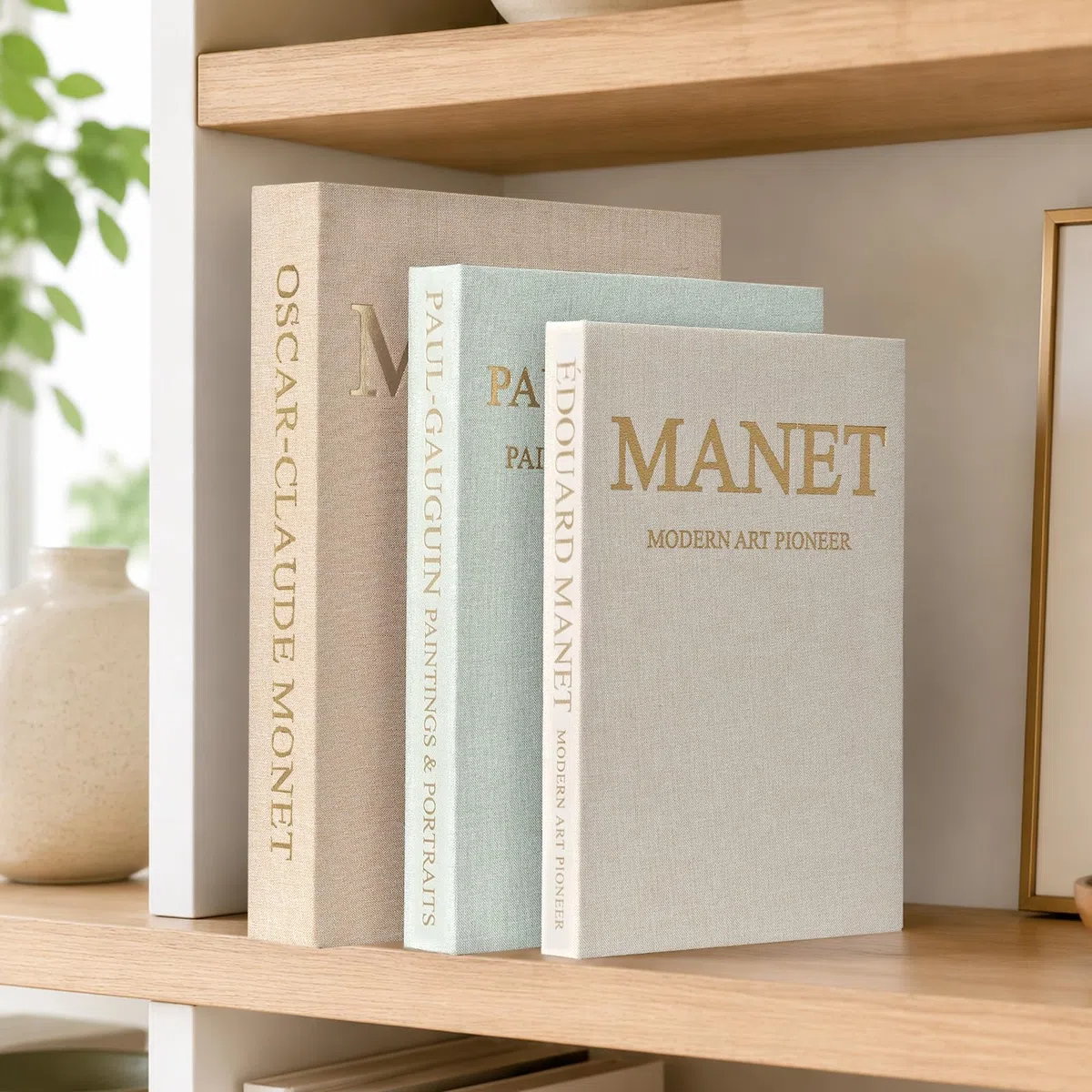 Weldomcor 3 Stück Deko Bücher für Heimdekor, Dekorative Buchaufbewahrungs Box mit Magnetverschluss, Stapelbare Leinen Nesting Buchbox Buchattrappe Box für Couchtisch Regale Büro (Gelb Beige Grün)