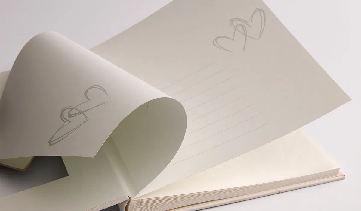 Walther UH-128 Hochzeitsalbum with All My Heart, 28 x 30.5 cm