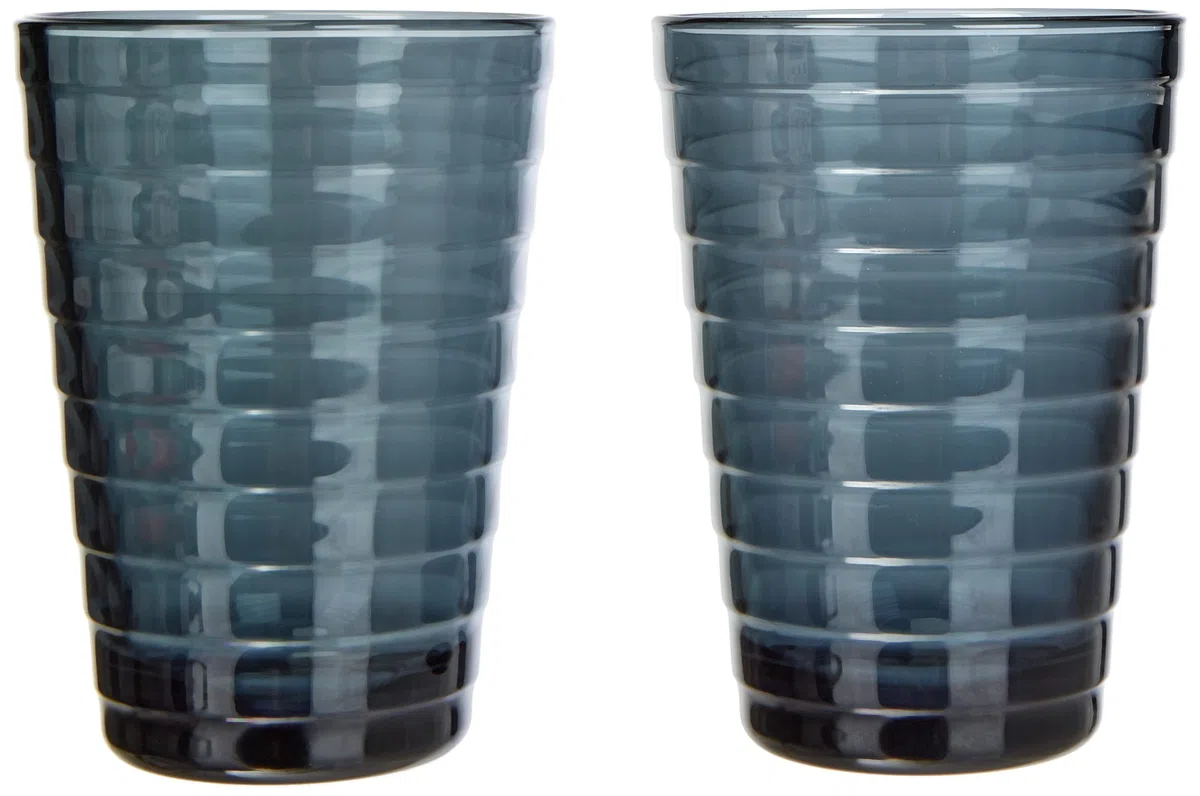 SET 2 VASOS 330 ML DARK GREY