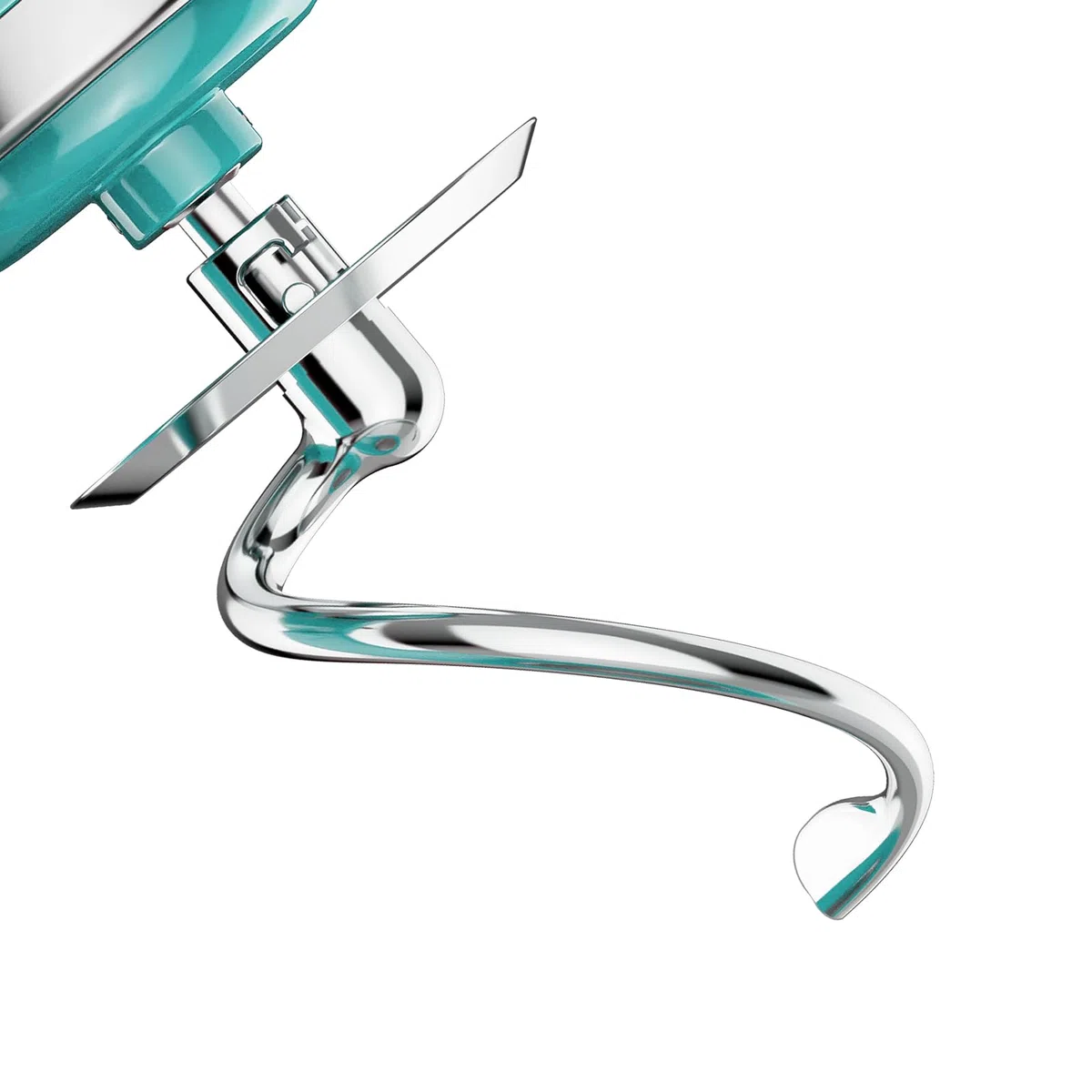 Knethaken aus Edelstahl für KitchenAid Standmixer, passend für 4,5–5 Qt Kippkopf-Standmixer-Aufsätze für KitchenAid Mixer, spülmaschinenfest für Küchenhelfer-Zubehör und Aufsätze