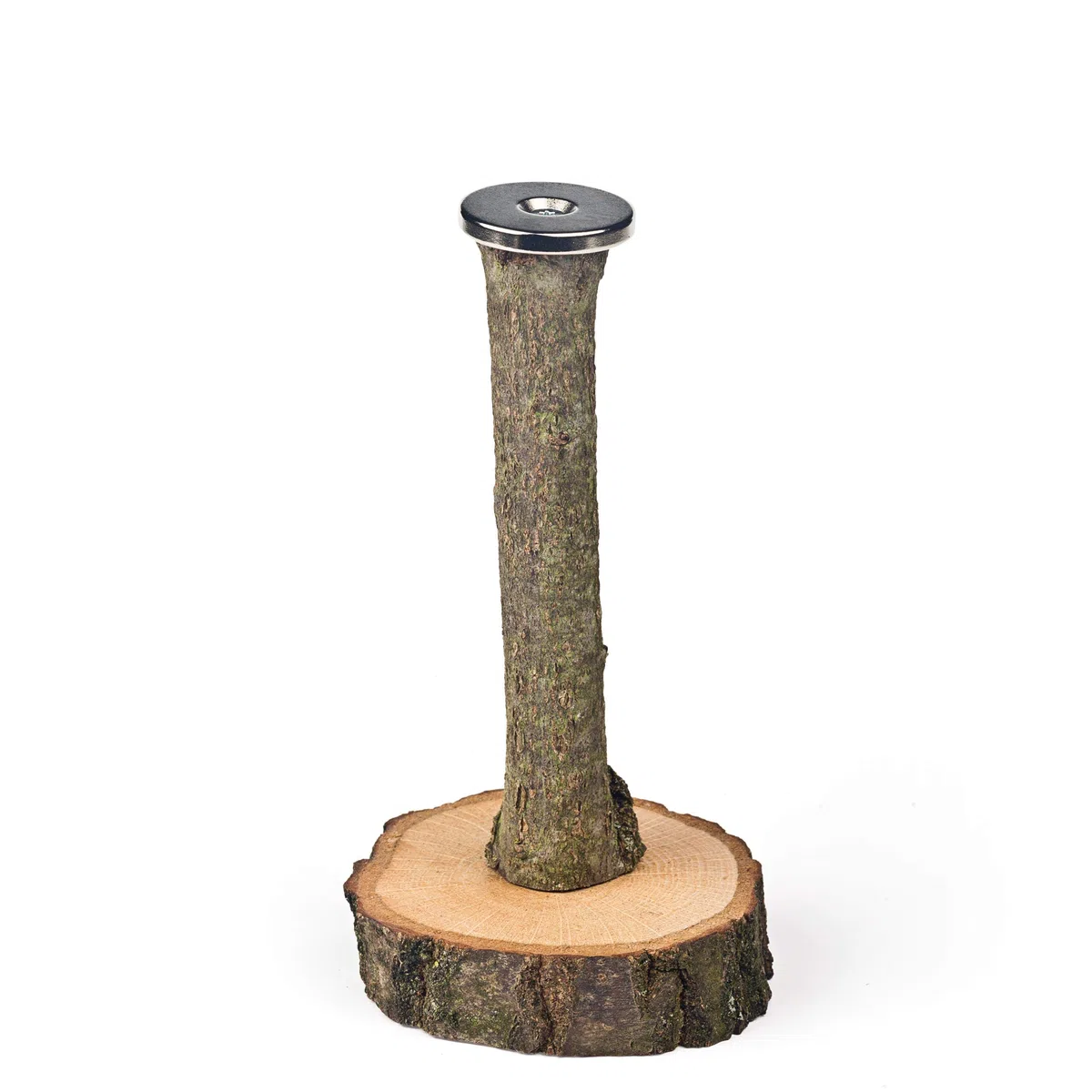 Bierdeckel Magnetbaum für bis zu 60 Kronkorken - Kronkorken Baum aus Eiche Made in Germany - Kronkorkenbaum & Bierdeckelbaum als Geschenk für Vater, Männer - Partyraum-Ausstattung & Bardeko