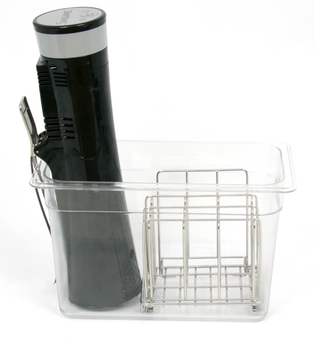 LIPAVI L5 Sous-Vide Gestell | Professionelles Sous-Vide Gestell | 316L Rostfreier Edelstahl| Verstellbar, klappbar aus Edelstahl