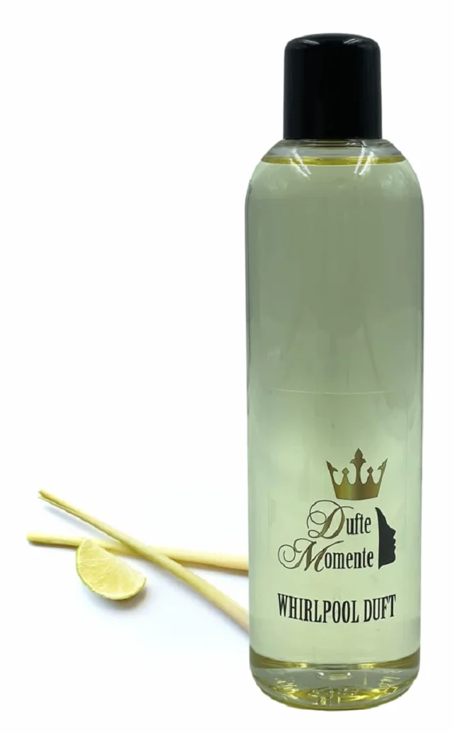 Dufte Momente | Whirlpool Duft 260ml | Lemongras | mit naturreinen und natürlichen ätherischen Ölen | kein Schaum | vegan und ohne Tierversuche