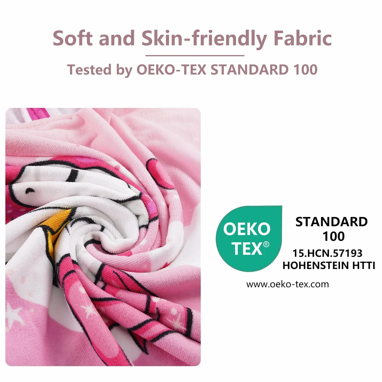 MOKANI Badeponcho Kinder Poncho Handtuch, Mikrofaser Ultra Weich und Saugfähig Badetuch Strandponcho Kind Badehandtuch für Strand Schwimmbad Mädchen Jungen 6-14 Jahre Alt