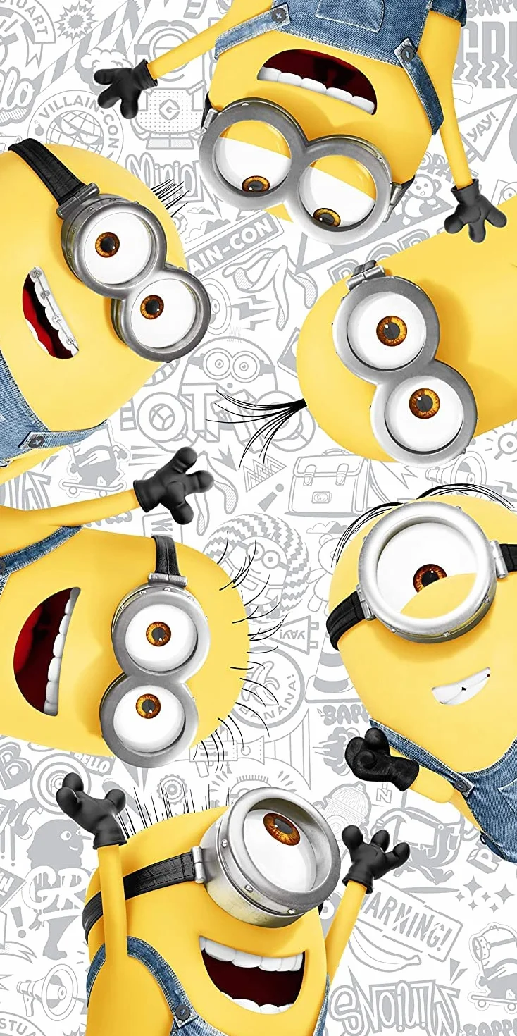Jerry Fabrics Minions Bath Towels 70 x 140 cm 100% Cotton Friends