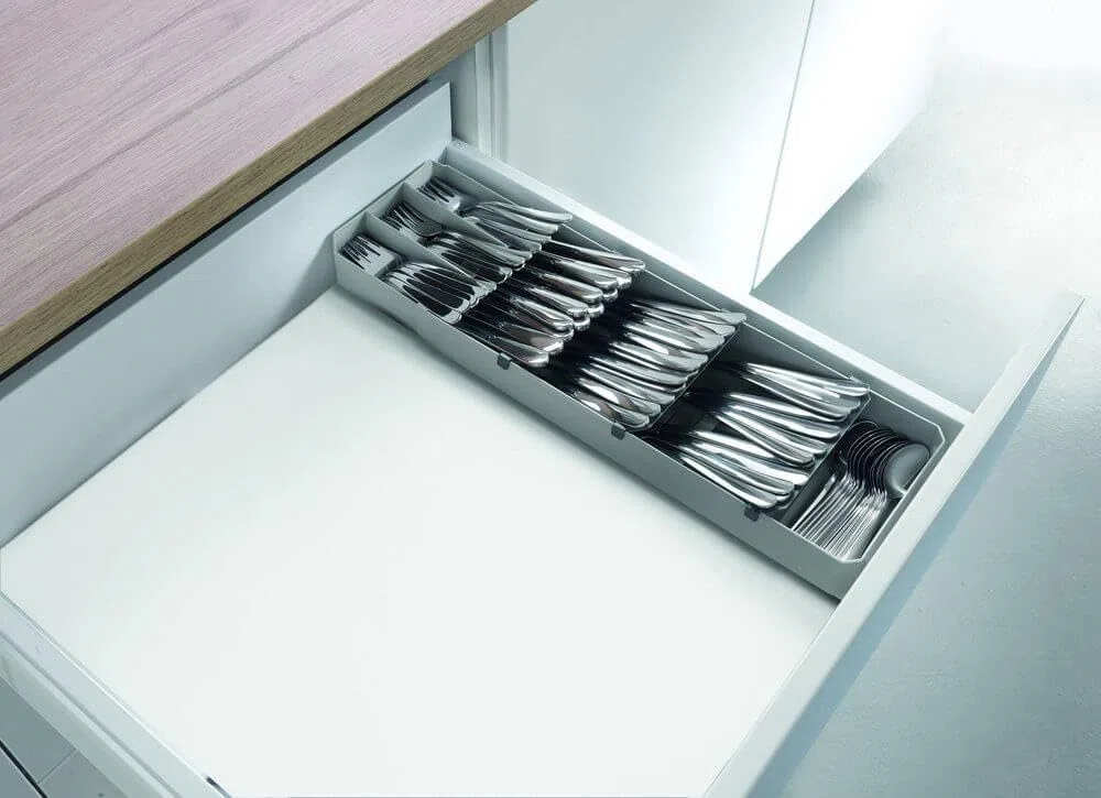 Metaltex 363220000 Cutlery Rack 40-49 cm Grey/Black