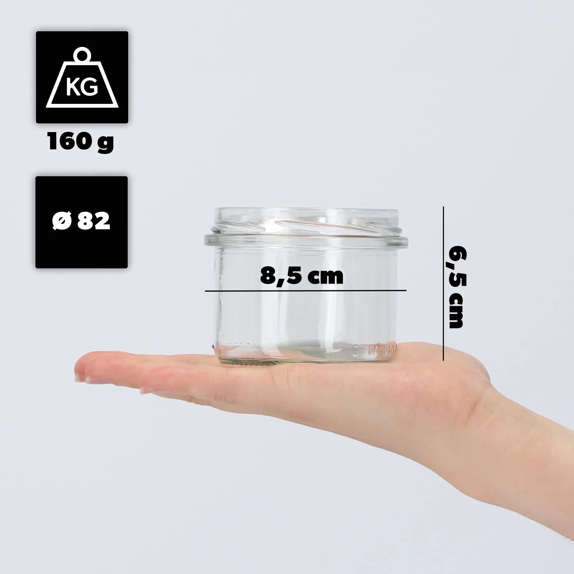 KADAX 10er Set Einmachgläser 235ml Ø82mm Blumenmuster – für Marmelade, Honig, Konfitüre, Aufstriche | mit Schraubdeckel, luftdicht & spülmaschinenfest | Geschenkgläser zum Einkochen