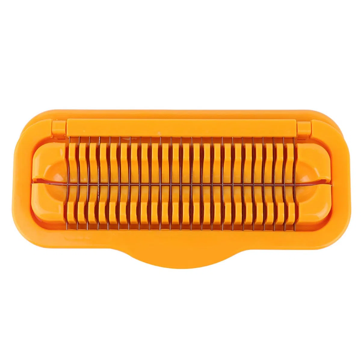 Hot-Dog-Schneider, Wurstschneider aus Edelstahl, Schinkenwürfelschneider mit Elastischer Feder und Ergonomischem Griff, Ideal für die Küche