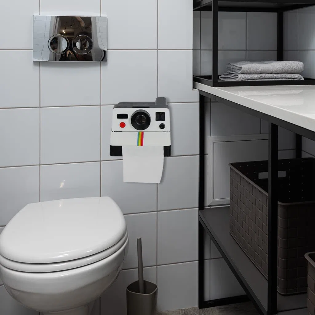 Taschentuchbox für kreative Toilettenpapierrolle, Kamera, Papierhalter, Badezimmer-Servietten