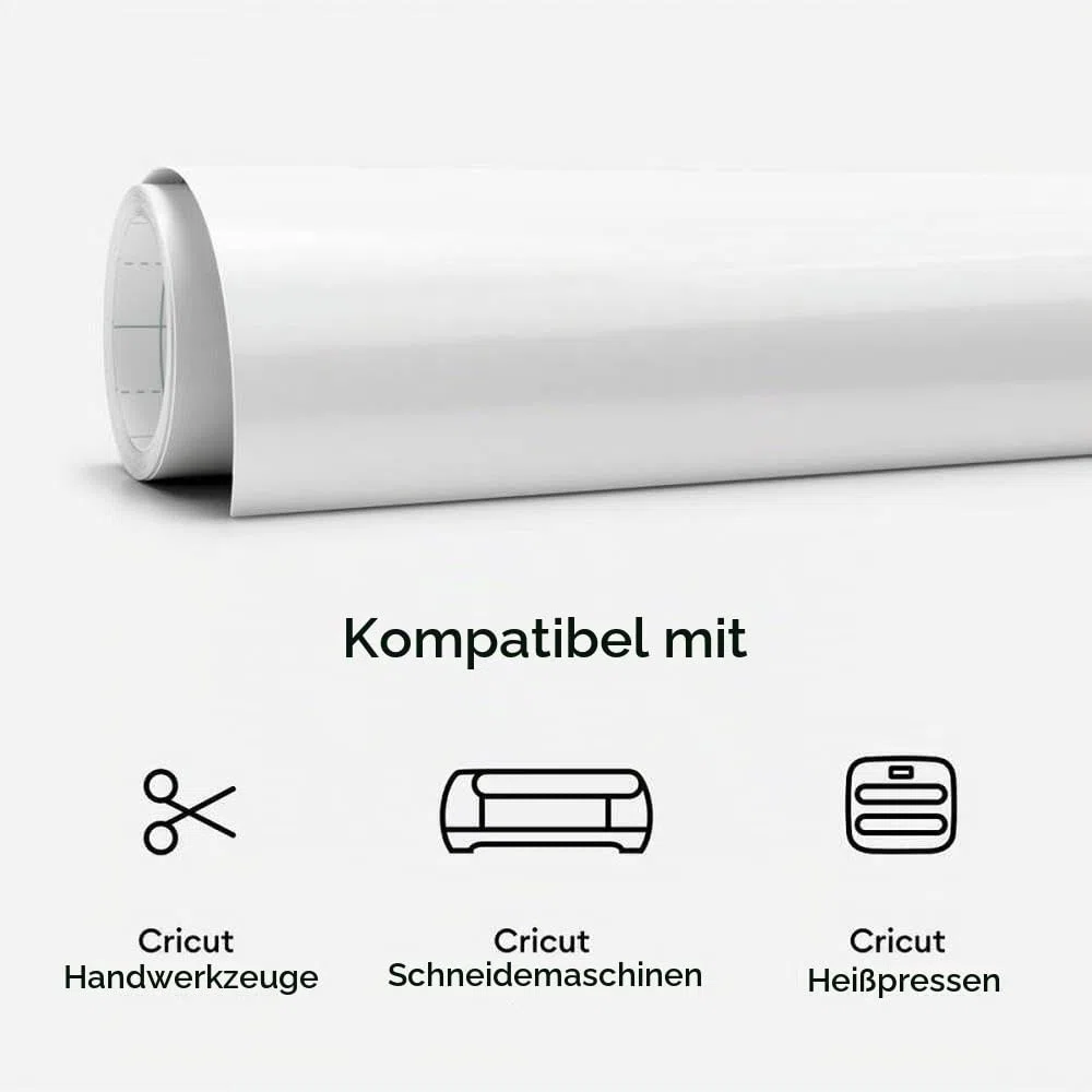 Cricut Iron-On mit UV-aktivierter Farbveränderung | Weiß <->Yelow | 30,5cm x 48cm (12" x 19") | Wärmeübertragungs-Vinylrolle (HTV) | Für alle Cricut-Schneidemaschinen
