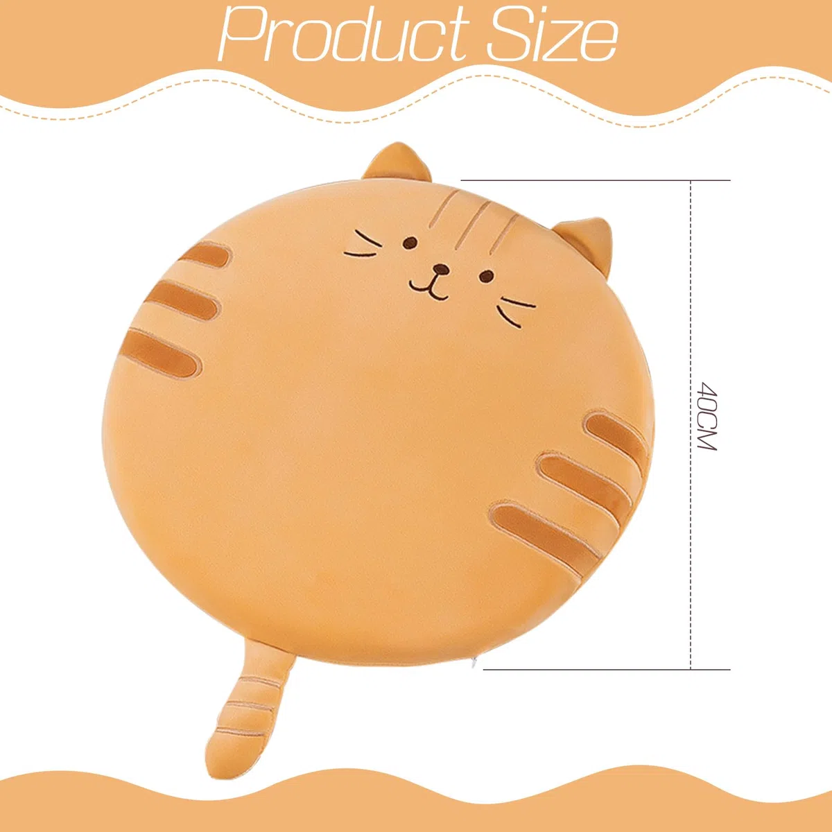 Sitzkissen Kinder, Cartoon Runde Stuhlkissen, 40 x 40 cm Memory Foam Sitzkissen,Stuhlkissen Dickes Stuhlkissen Tier Sitzauflage Bodenkissen Kinder Kissen für Kinderzimmer,Schule,Bürostuhl,Auto