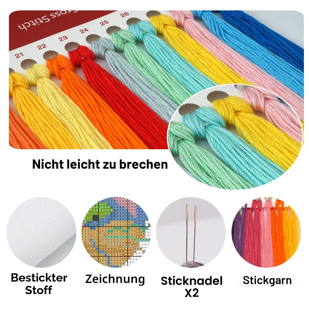 cukol cukol Kreuzstich Stickpackungen Set Vorgedruckt Erwachsene 36x46 cm | Stickbilder mit 11ct, Kreatives Bastelset Hobby zum Sticken für Frauen, Stickset für Diy Home Deko, Tür Motiv