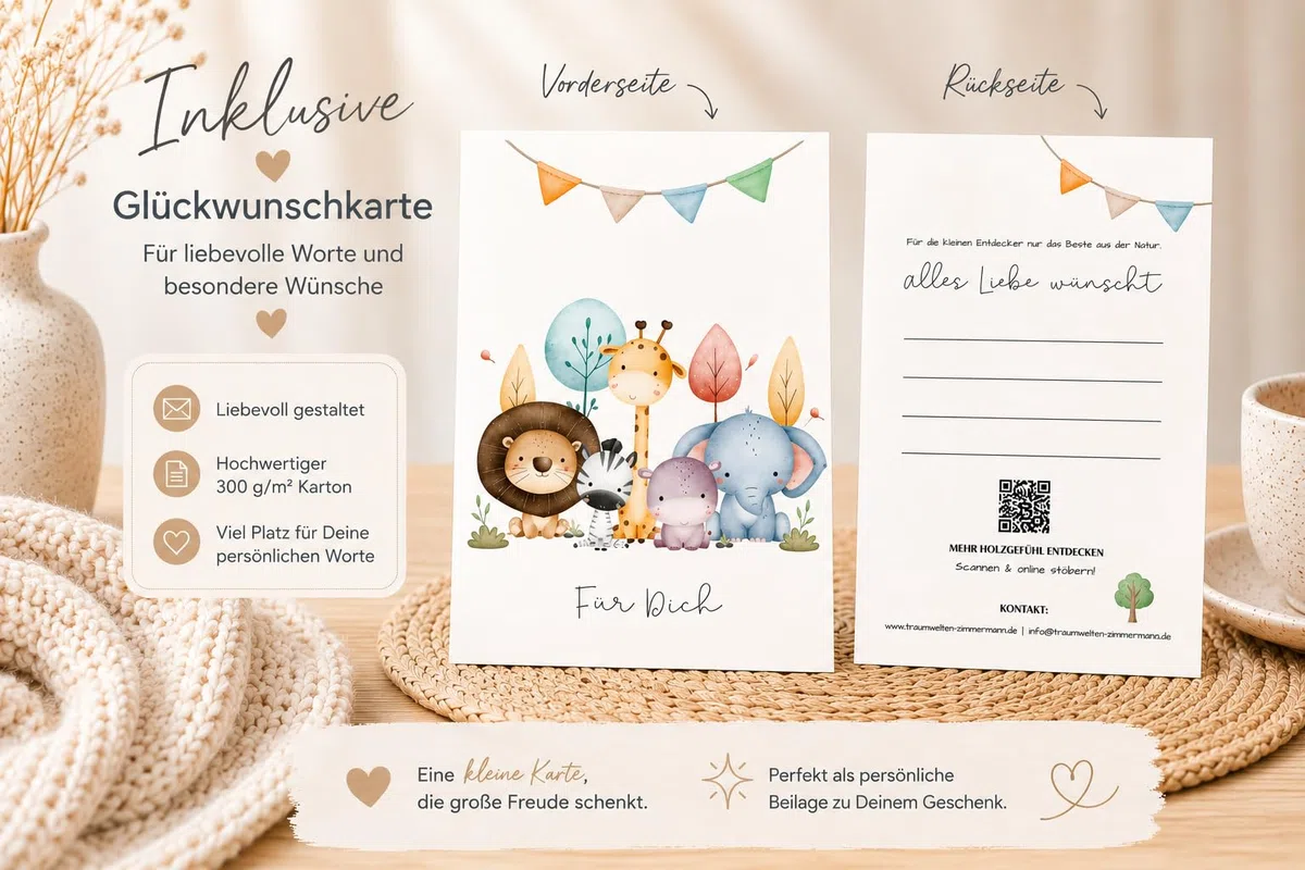 Traumwelten-Zimmermann Holzbuchstaben Kinderzimmertür – Personalisierter Name aus Holz für Tür & Wand – Babyzimmer Wanddeko – Geschenk zur Geburt, Taufe & Geburtstag