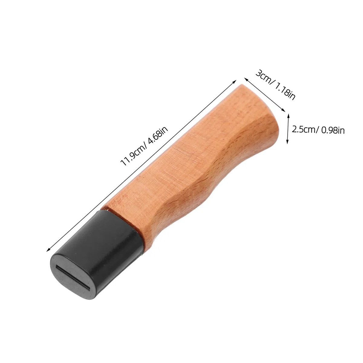 Ciieeo 2 Stück Holzgriff Ersatz für Küchenmesser Ergonomischer Holzgriff für Schneidewerkzeug Handermüdung für Küchenmesserreparatur Zuhause