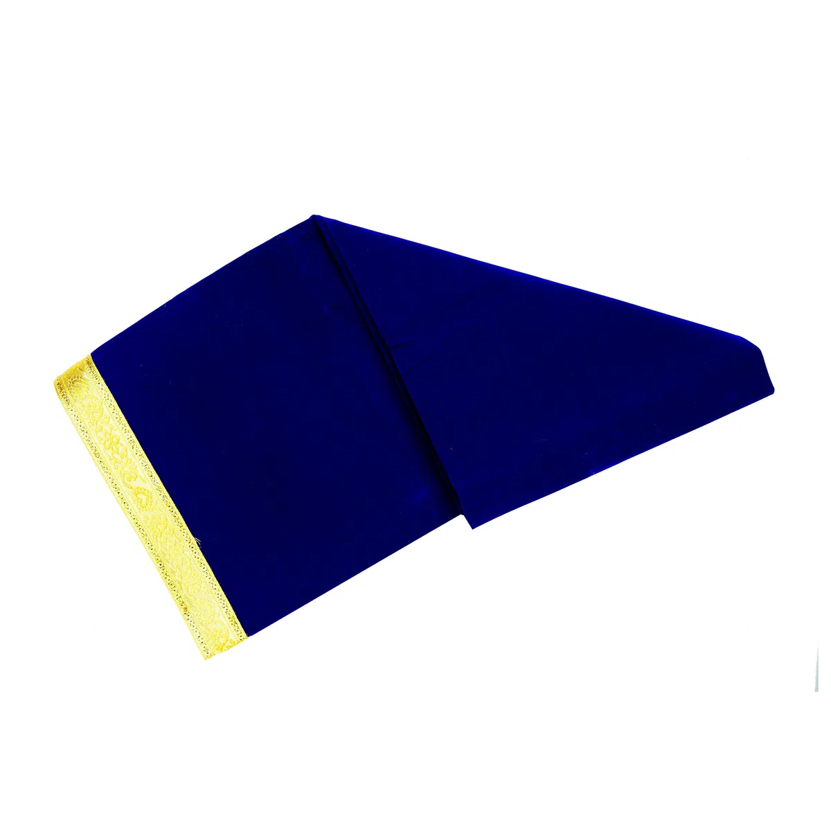 Decorative Mat Aasan Chunari Backdrop Pooja Cloth Chunni Indian Traditional Navratri Festival Decorations MATA Ki Chunri for Statue Chowki Aasan Mat Home Decor(Size:36 Inche x 36 Inche)(Blue)