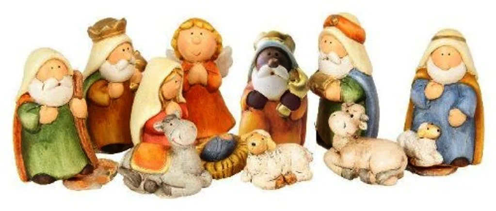 Timtina Générique Krippenfiguren Set 11-teilig