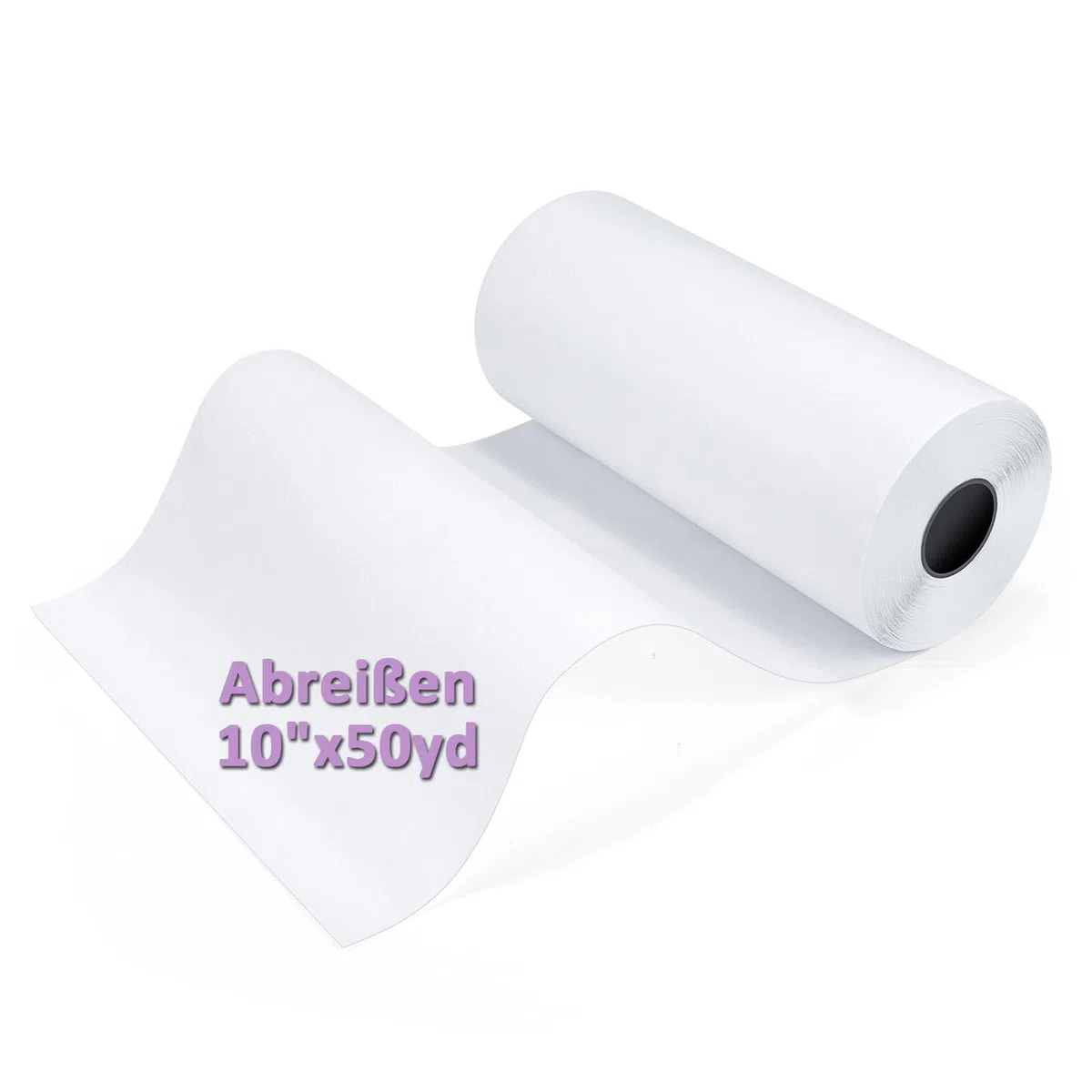 Stickvlies Rolle 10" x 50 yd (Abreißen), 50gm Stickpapier Papierträger, Drucken oder Zeichnen Zeichenstabilisator für Hand- und Maschinenstickereien - Kein Kleber