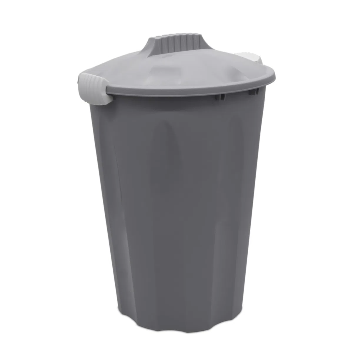 Spetebo Universal Maxitonne aus Kunststoff - 40 Liter - Allzweck Tonne mit Deckel farblich sortiert - Garten Mülltonne Regentonne mit Klickverschluss Abfalleimer Mülleimer