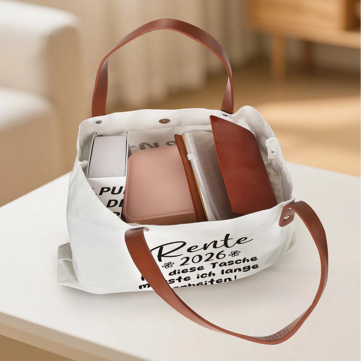 Rentner Tasche für Frau Mann, Geschenke zum Ruhestand, Tote Bag für Renteneintritt, Einkaufstasche als Ruhestandsgeschenk, Abschiedsgeschenk Rentner Tasche, Geschenke für Kollegin zum Ruhestand