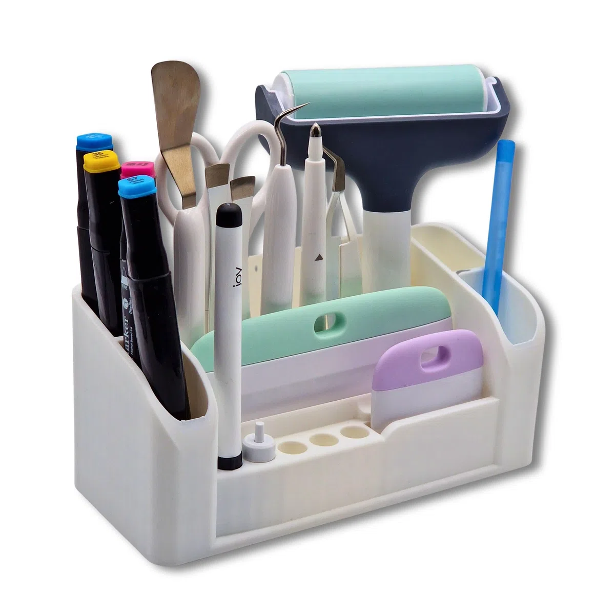 Artisan 3d Aufbewahrungs-Set für Cricut Joy/Maker – Organizer Compact Scrapbooking Filzstifte, Werkzeuge & Vinyl