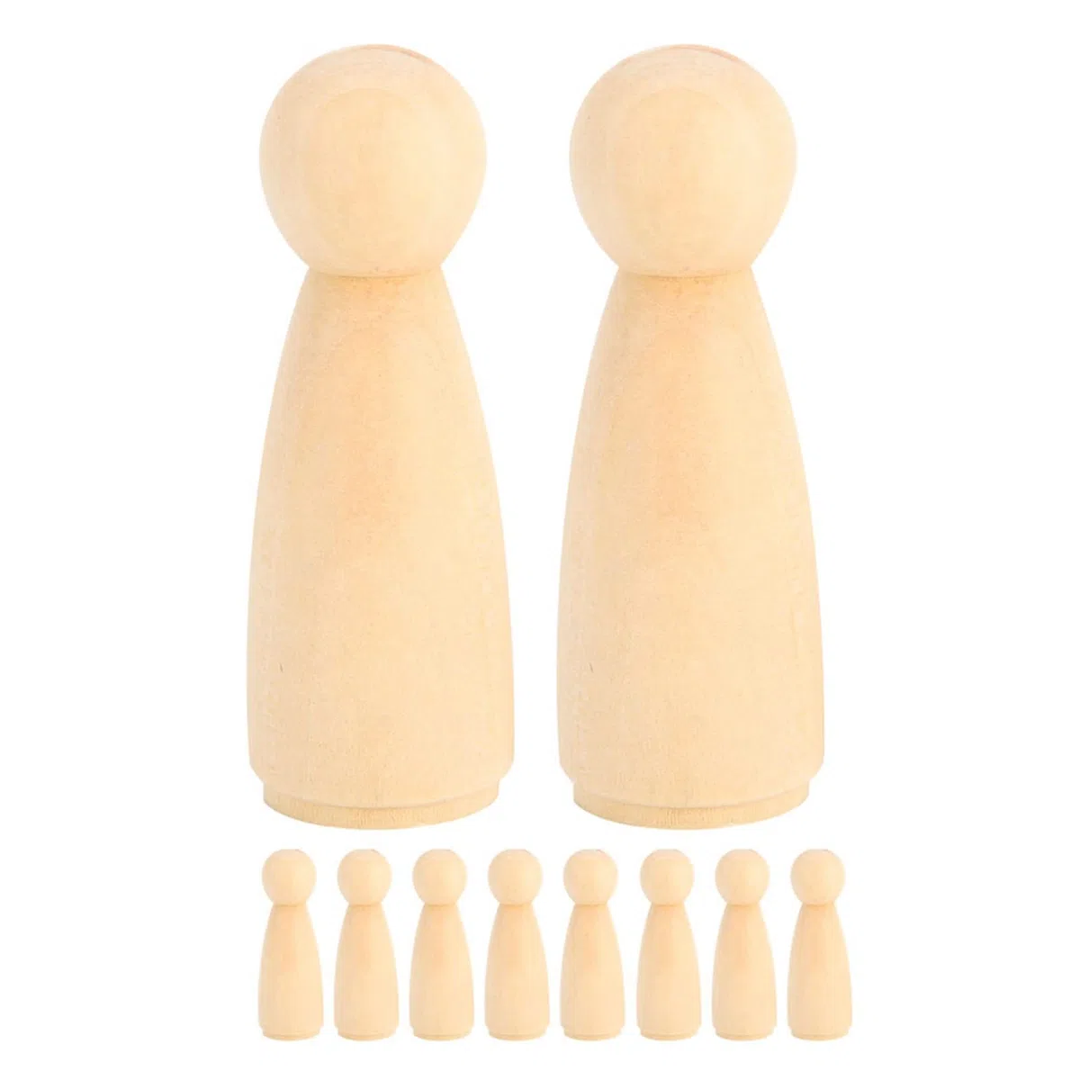 10 stücke 75mm Unvollendete Menschen Formen Holz Menschen Körper Engel Puppen Für DIY Malerei Figur Handwerk, Weiblich, Holz Peg Puppe Körper Malerei Puppe DIY Reparatur Werkzeuge & Kits Zubehör