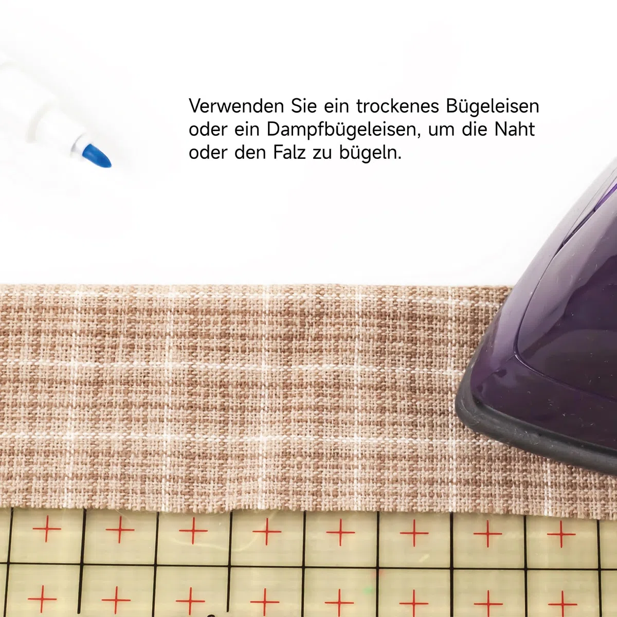 KEARING Bügellineal Patchwork Schneider Handwerksbedarf Hitzebeständiges Lineal/Schenkel heben/Falten/Bastelbedarf/Nähwerkzeug 30 x 10CM (HR3010)