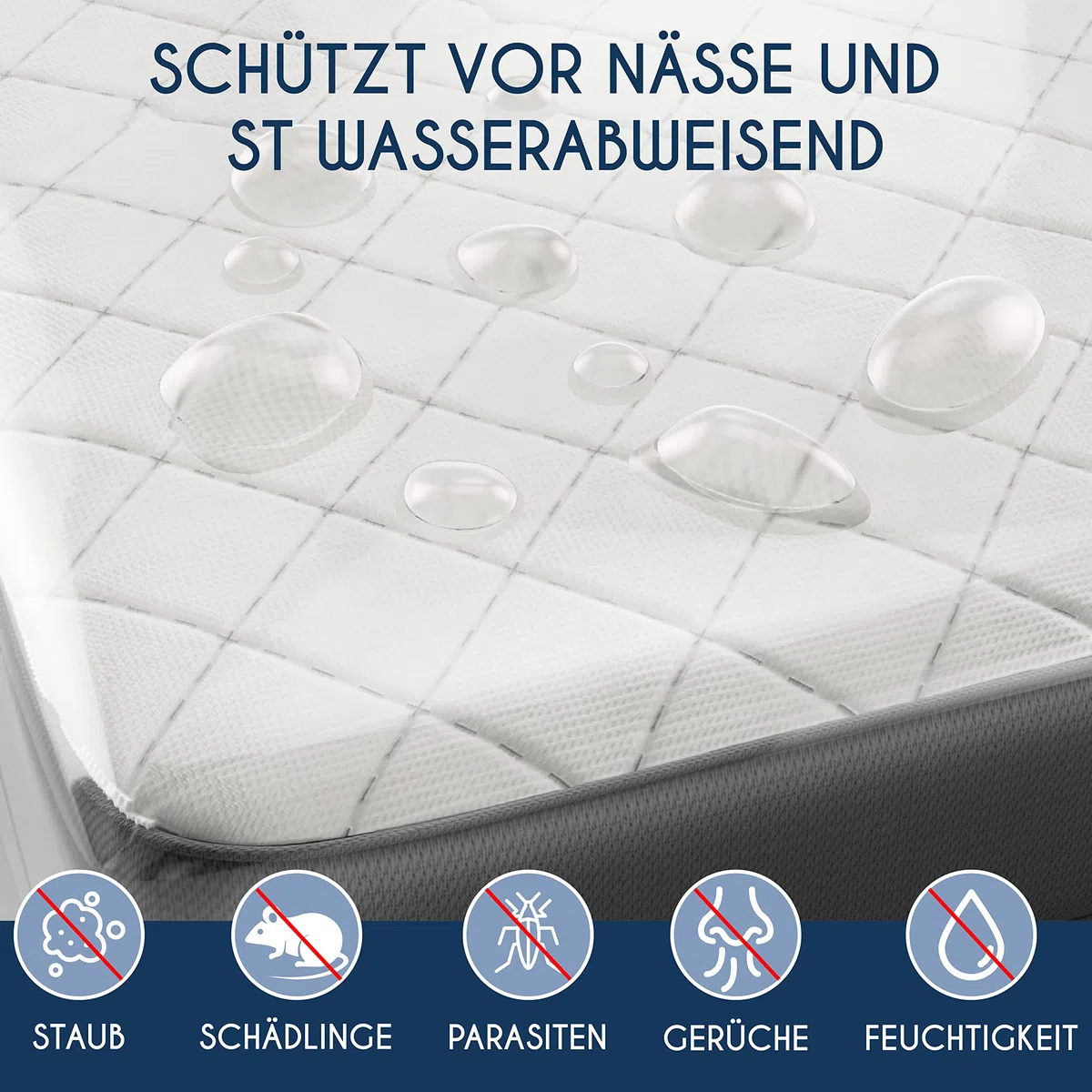 Dreamzie Matratzenhülle 90 x 200 – Mit Reißverschluss, Wiederverwendbares Plastik | Ideal für Matratzenhülle Umzug oder Lagerung