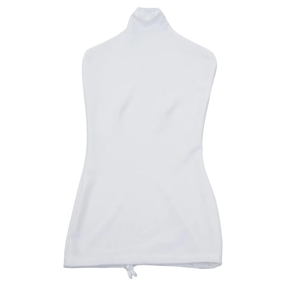 Ersatz-Bezug für Schneiderpuppe HWC-Q24, Stoffüberzug Schneiderpuppenbezug, Stoff/Textil - weiß