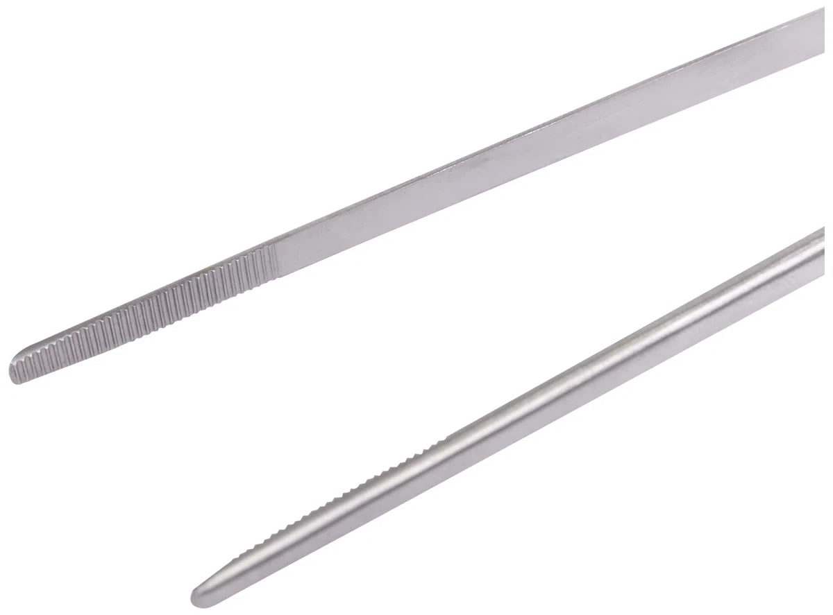 De Buyer 4237.20 Zange Grand Ellenbogen-Präsentation Edelstahl grau 20 cm