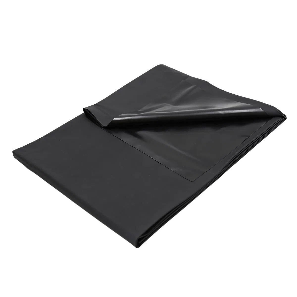 Wasserdichtes Bettlaken 200x220 Schwarz - 0,18mm PVC Massageunterlage reißfest für Ölmassage, Wellness & Zuhause Spa Bettauflage Körperpflege