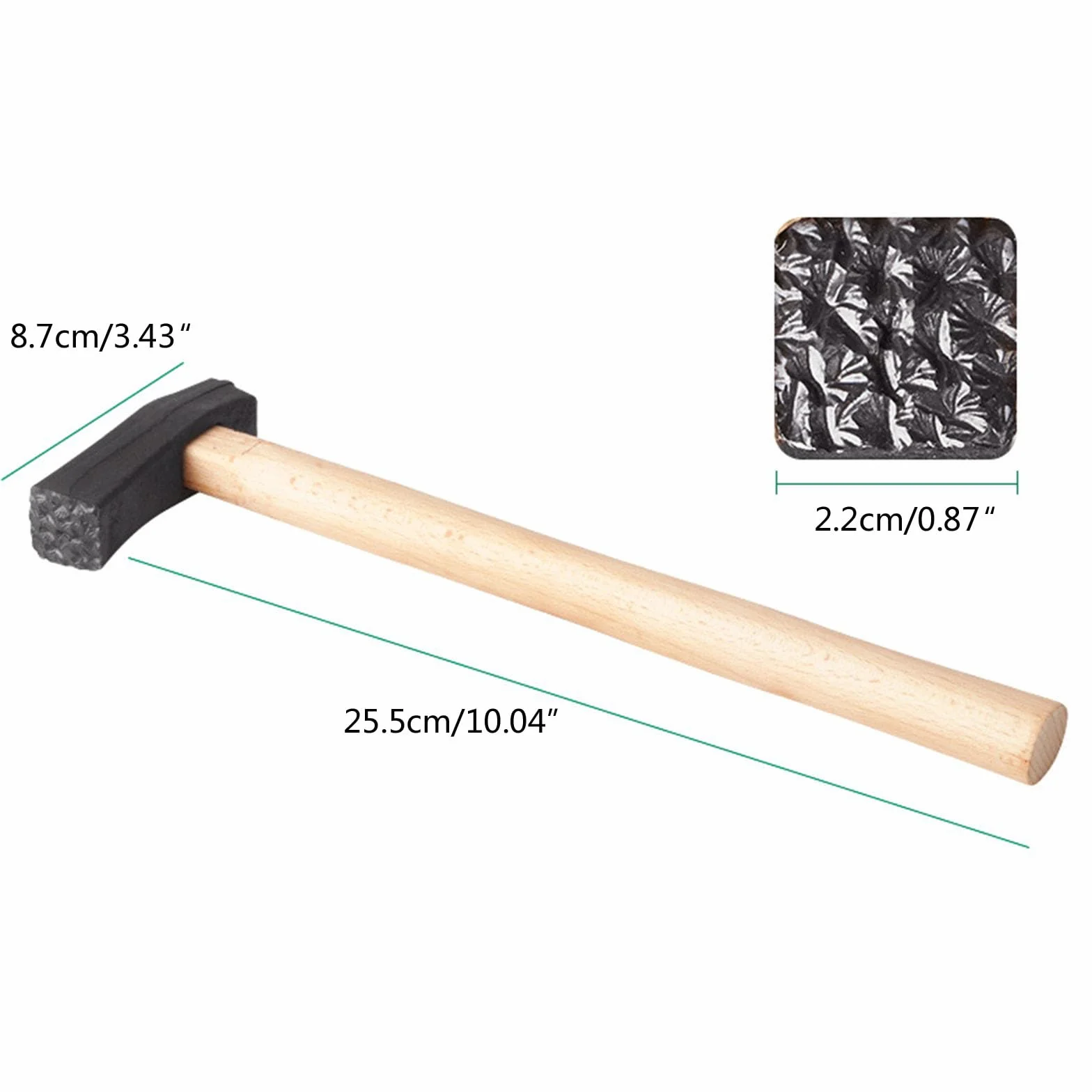 Professional Graded Texture Jewelry Hammer Beating Tool Metalworking Hammer For Jewelry Studios Workshops & Gift Making Metal Puncher