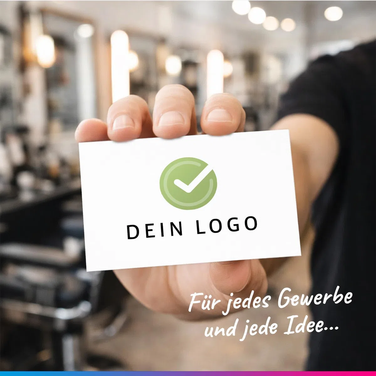 Einladungskarten Manufaktur Hamburg 100 Terminkarten für Kunden personalisiert mit Logo Foto oder Bild - Terminkärtchen statt Terminzettel für Termine für Arzt, Friseur, Krankengymnastik, Werkstatt