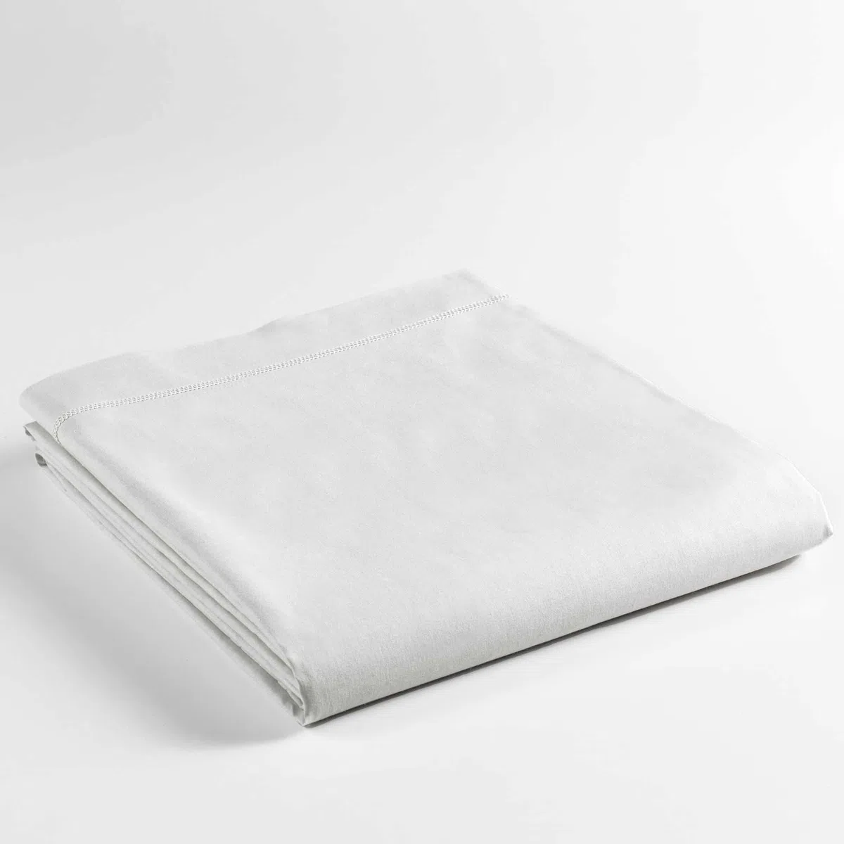 Douceur d'intérieur, Bettlaken, 240 x 300 cm, Lina, Weiß, 100% Baumwolle