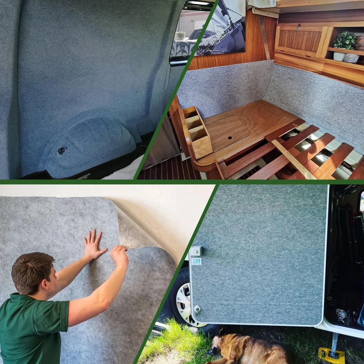 Mbsomnus Filz Selbstklebend 3 mmx 230 cmx40 cm Klebefilz Selbstklebend Filzstoff Grau Nadelfilz Meterware Filzmatte für Camper Dachhimmel Stoff Wandverkleidung Möbel Schubladenmatte DIY