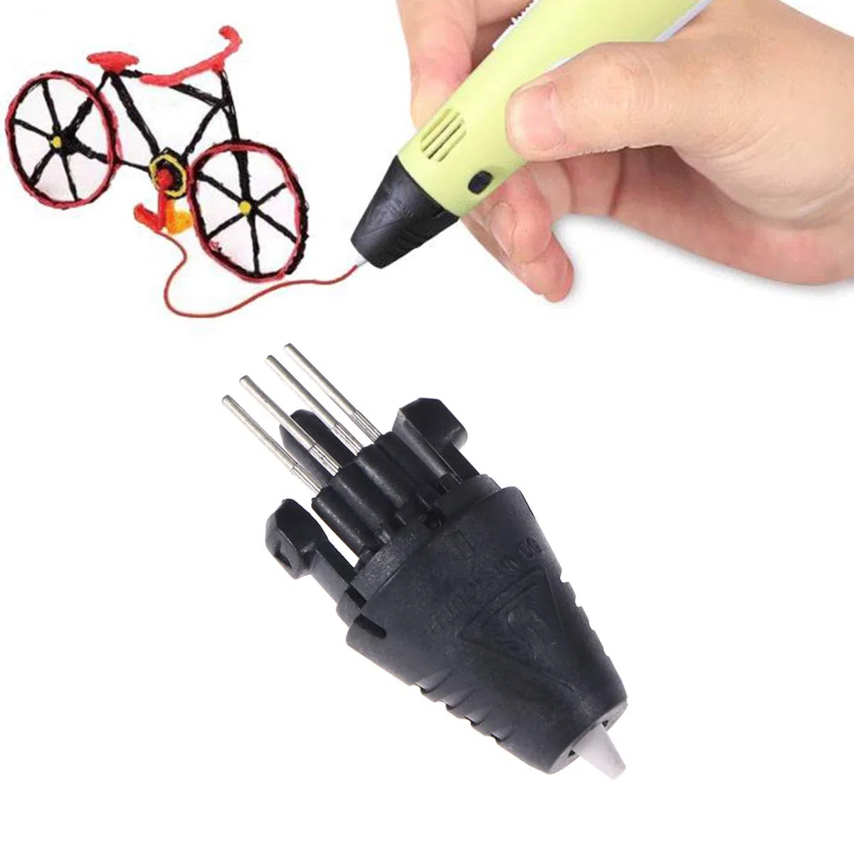 POPETPOP 3D-Druckstift Ersatzteile Pen Sl-300 Stift Pla -Druckstiftdüse Druckerdüsenersatz Für 1. 75 Mm Abs/Pla Integriertes Eingefügtes Design Stift Ersatzteile Stift 3D-Stift