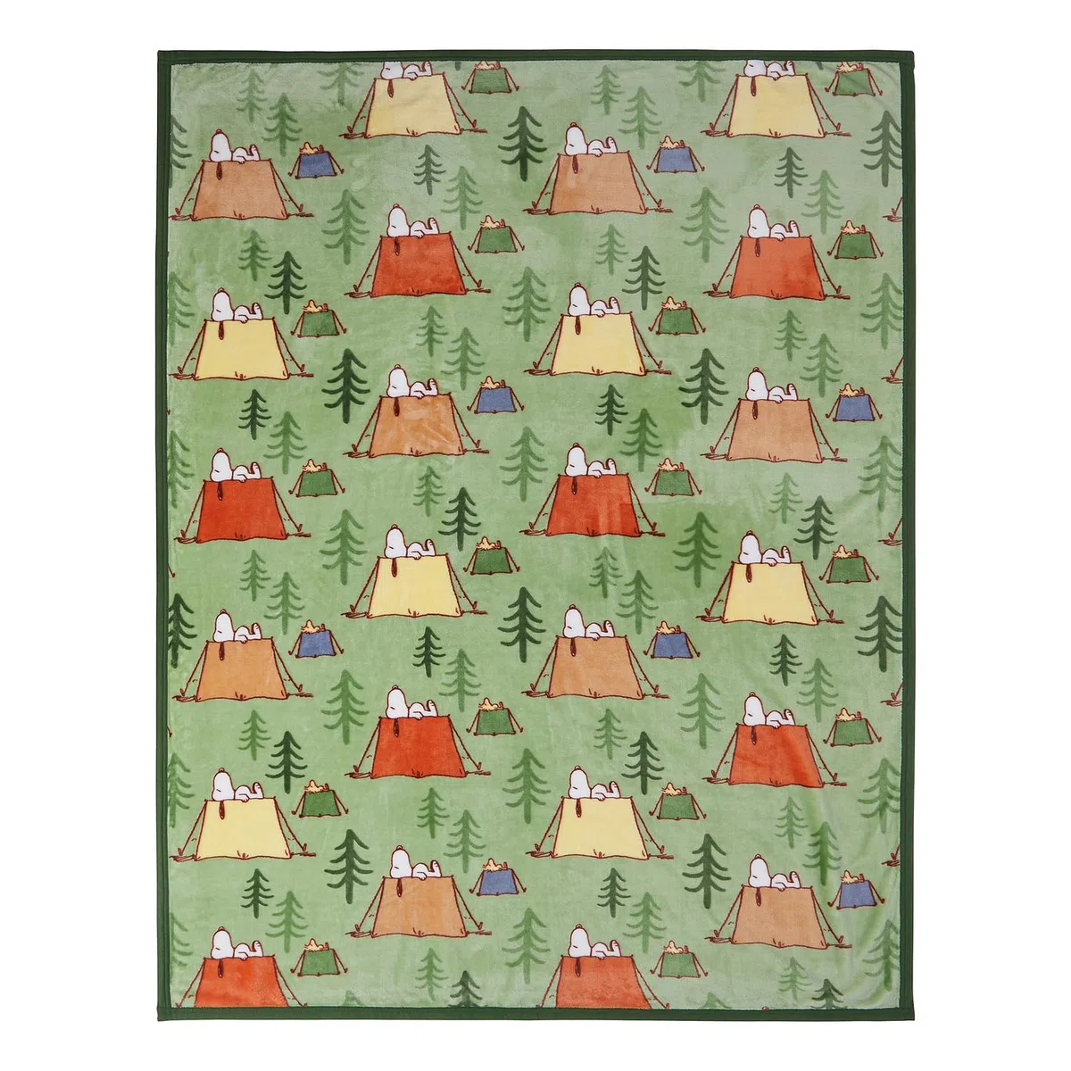 BUTLERS Decke Snoopy Pfadfinder Motiv 170 x 130 cm -Peanuts- Kuscheltuch zum Kuscheln auf Sofa Bett | Schmusedecke als Deko für Wohn-, Schlaf- oder Kinderzimmer