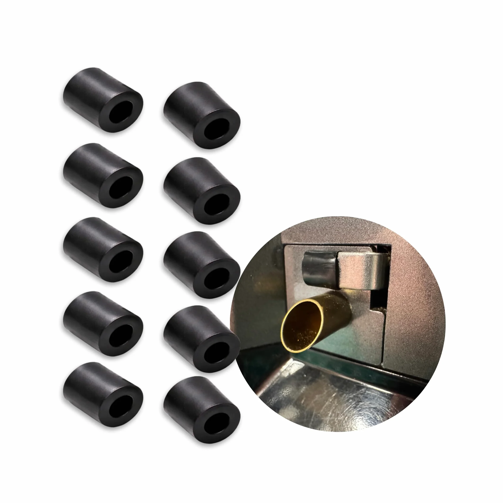 Silikonschlauch kompatibel mit Powermatic 5 und 5 Plus - Set Silikontülle Ersatz für PM 5/5+- Ersatzteil, Sparset, Silikonschlauch für Zorr PM (10 Stück)