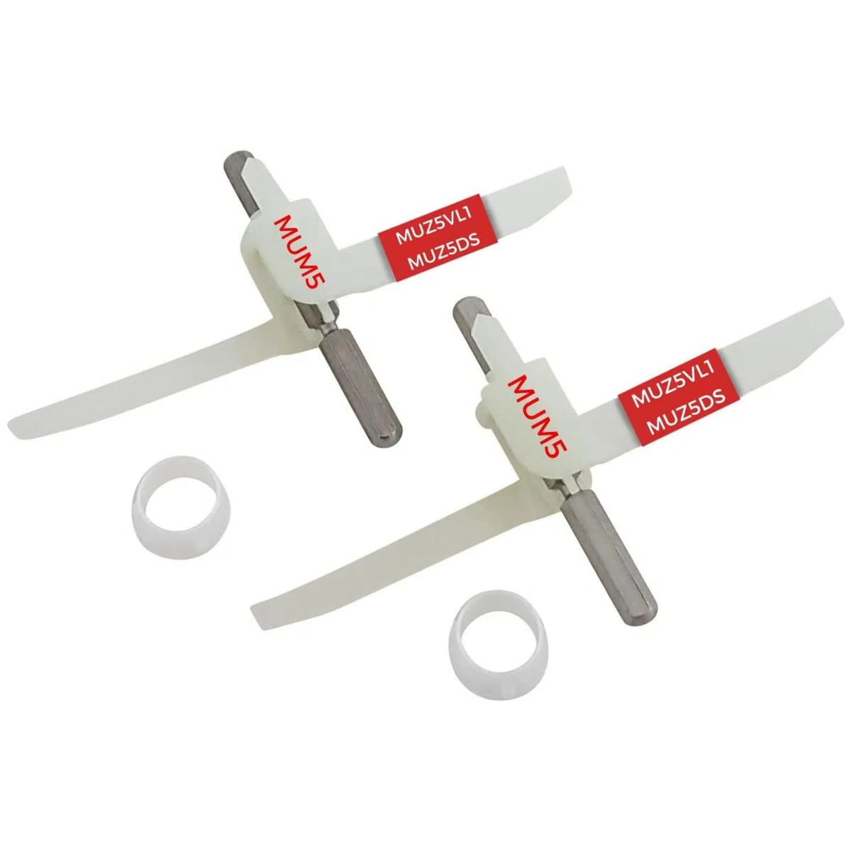 LICHTBLAU Mitnehmer Flügelrad 630760 00630760 2er Set MUM5 | Passend für MUZ5DS, MUZ5VL Veggie Love und Bosch MUM Serie 2