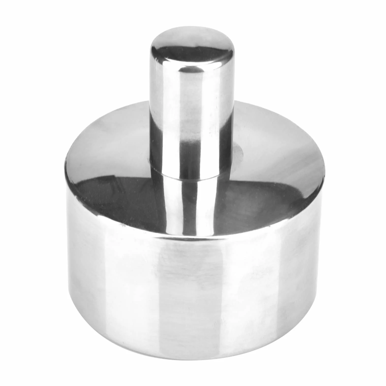 Alkohollampe Edelstahl 400ml Kompakt Brenner mit Docht für Camping Outdoor Alkohol Lampe mit Kupferschraube Maße 11,5x10x6cm